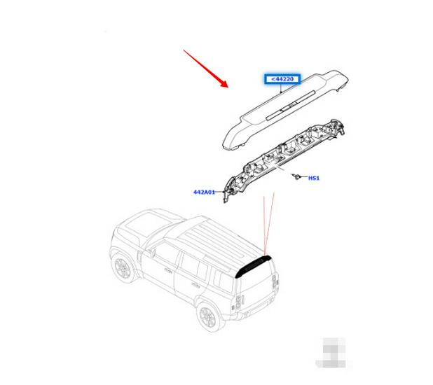 LR132762 Radiator Cap Cover for 2020 Land Rover Defender