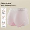 MiiOW Women's Pure Cotton Antibacterial Boxer Briefs