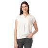 FYLTR Women's Solid Regular Fit Blouse (FYLSS23WB-024_Ivory White M)