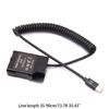 EN-EL14 Dummy Battery USB-C Coupler Adapter for W/ USB C-type Spring Power Cable