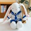Cartoon Navy Rabbit Sailor Uniform Animal Stuffed Plush Toys Doll Gift Birthday