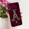 For Tecno Camon 12 CC7S Cover For Techno Camon 12 Case Silicone Luxury Crown A-Z Letters 2D Flat Pattern Soft Phone Casing