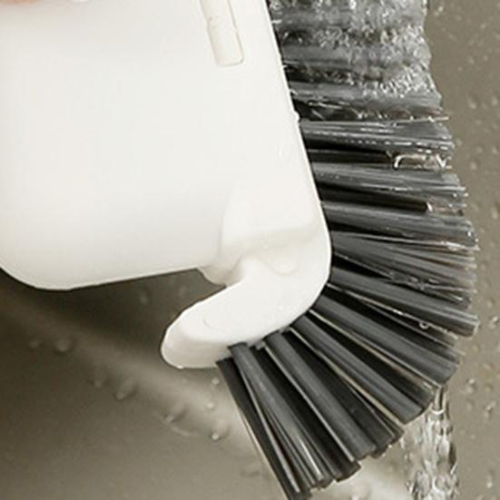 Window Track Cleaning Brush with Non-Slip Grip Sliding Door Window Sill Cleaning Scrubber 3 in 1 Groove Crevice Scrub Cleaning Tool