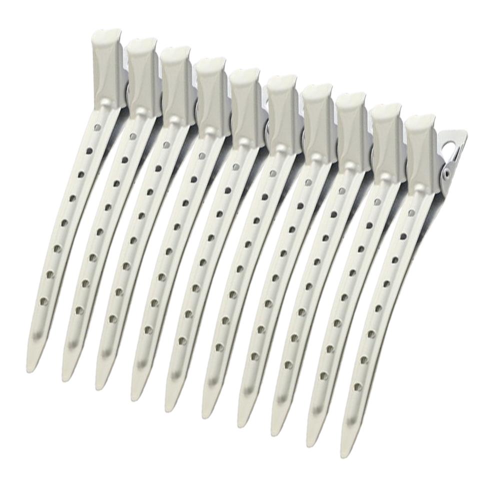 10pcs Metal Duckbill Clip Curly Hairpin Barrettes Hairstyle Hair Styling Clips Clamps Haircut Hairclip Tool Fluffy Hair Barrette