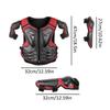 Kids Youth Motorbike Motorcycle Body Arm Jacket Motocross Mountain Cycling Dirt Cycling Protective Gear Vest Arm Protector