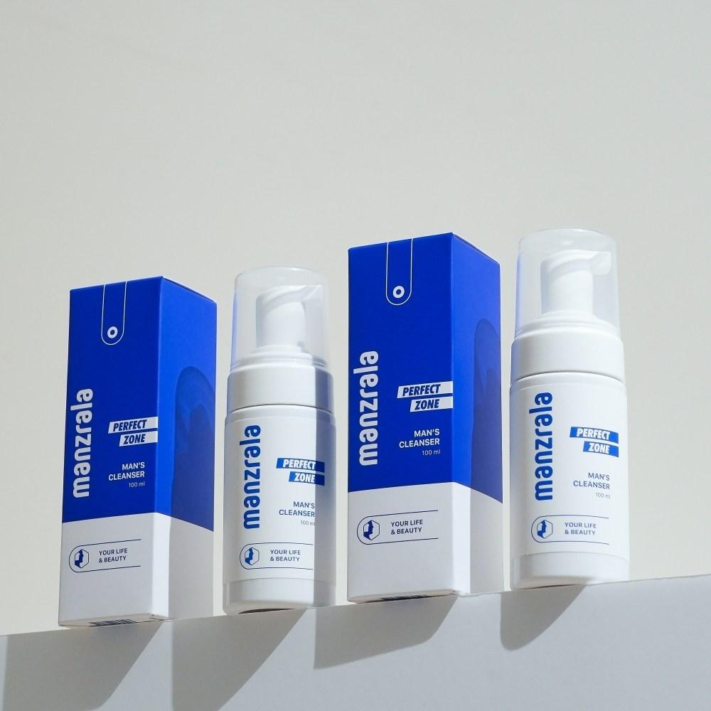 Edible Fragrance Men's Lala Perfect Zone Men's Cleanser Men's Y Zone Anal Groin Cleanser, Perfect Zone 2+1, 100ml, 3 Pieces