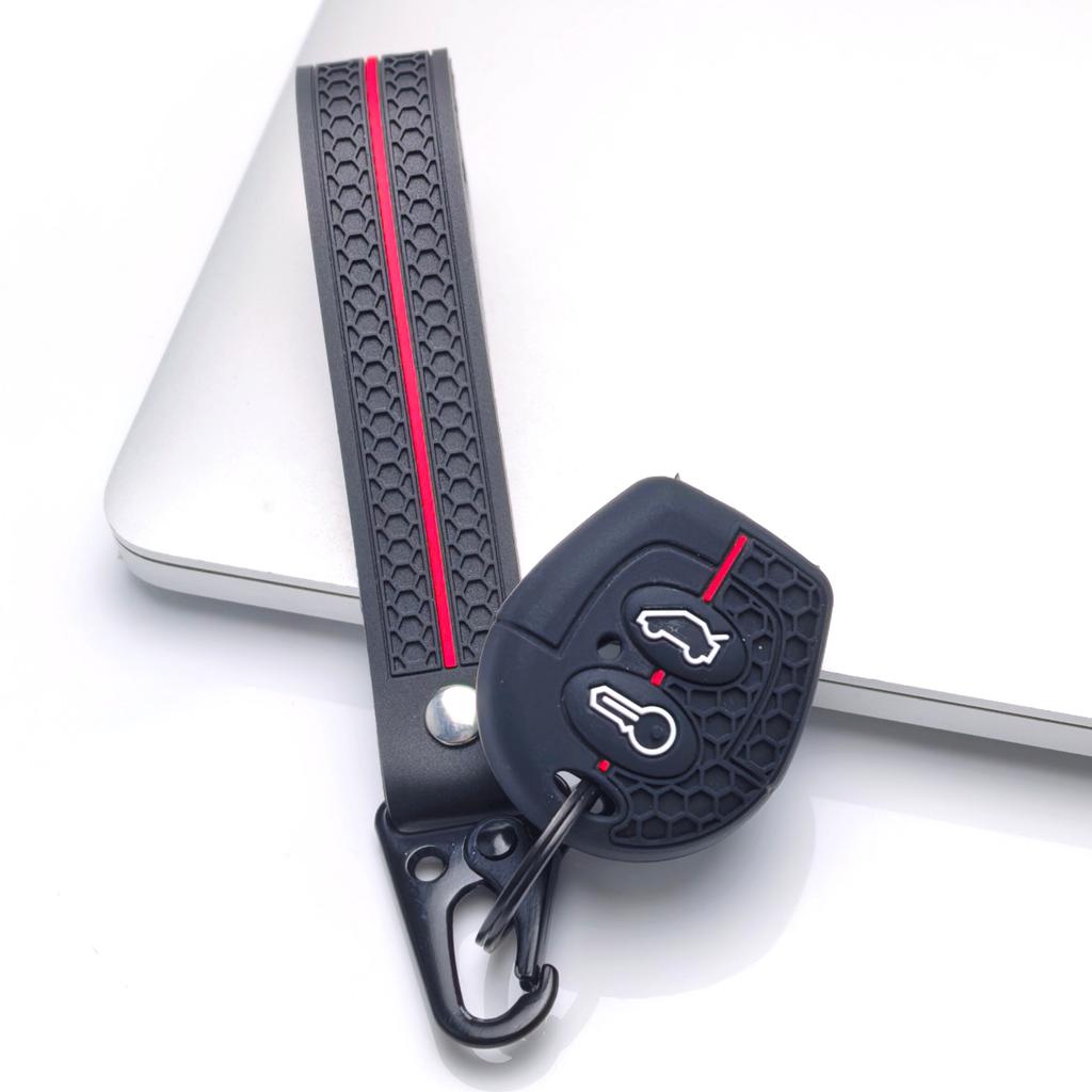 Key Fob Cover for VW Polo Golf Passat Jetta Octavia Bora Sharan Leon with Keychain Anti-Scratch Guard Shockproof Protection Soft Grip Texture