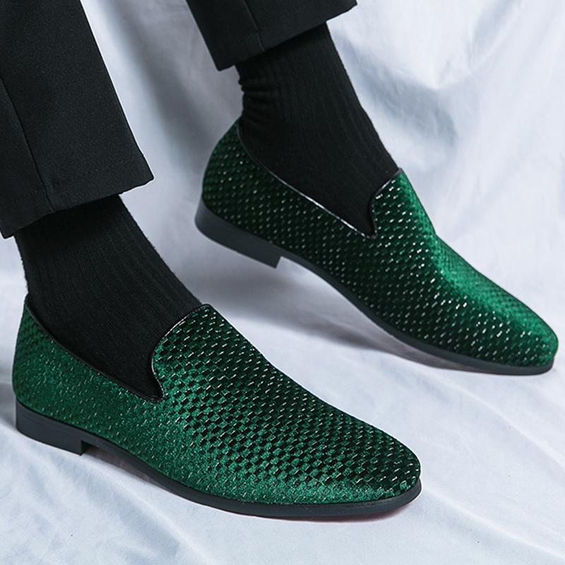 Fashion New Britain Men's Personality Charm Slip On Driving Shoes Dress Wedding Prom Homecoming Party Footwear Sapatos Tenis Masculino
