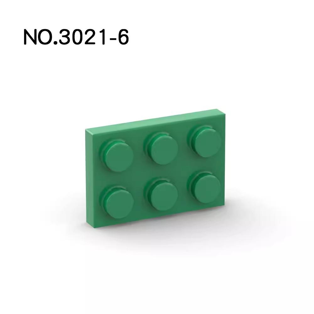 

20Pcs MOC Parts 3021 Board 2 x 3 Works With Bricks DIY Assmble Construction Blocks Particle Kid Brain Toy Present