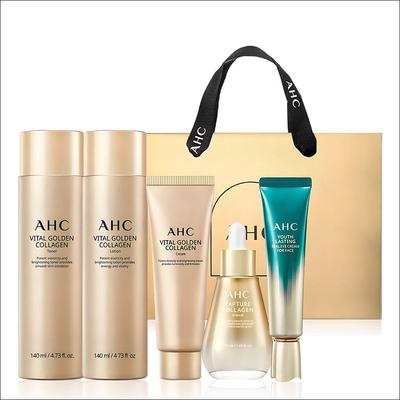 AHC Vital Golden Collagen Youth Total Skin Care Set / Gift Set / K-beauty