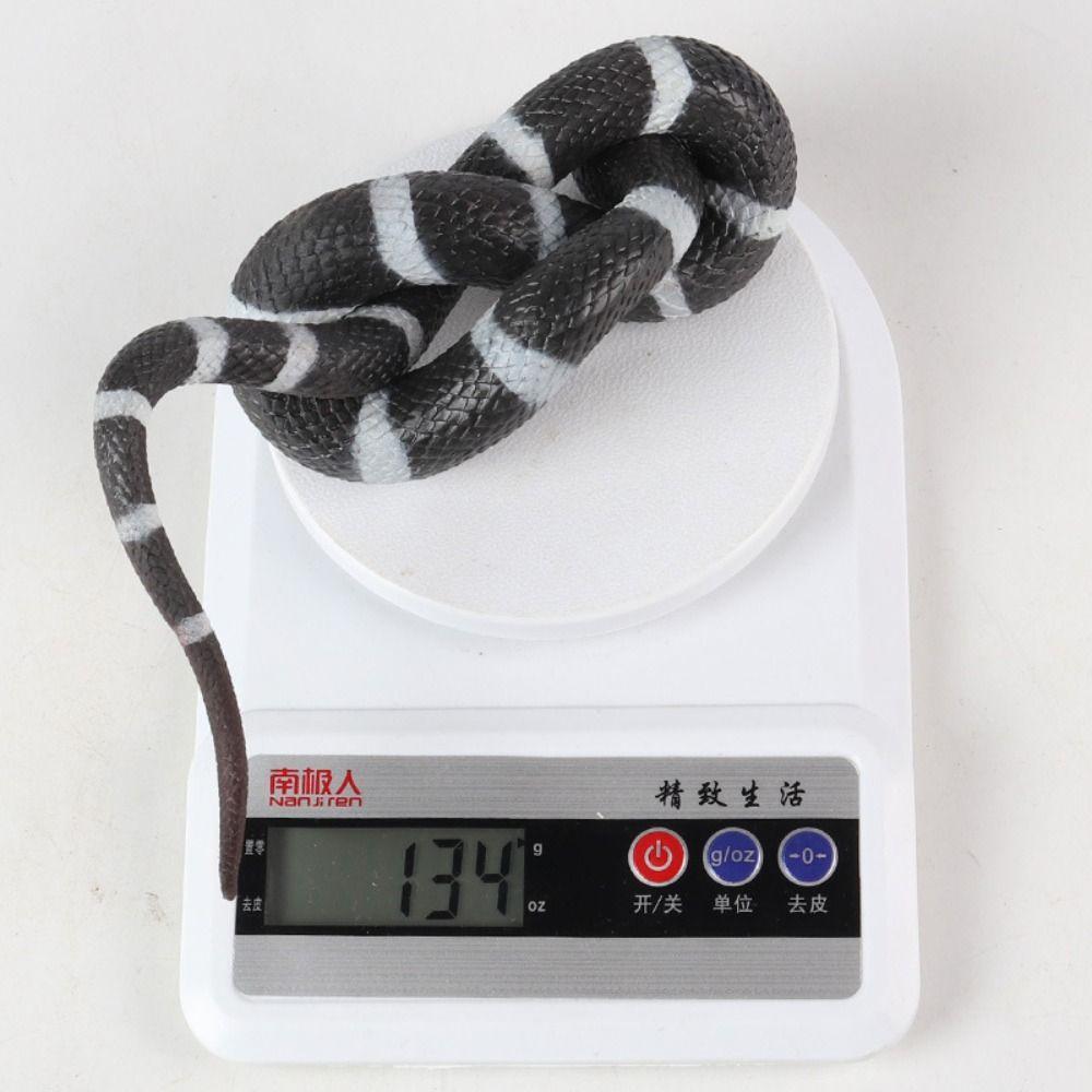 Reptile Animal Rattlesnake Model Soft TPR Simulation Snake Snake Action Figures  Halloween Trick