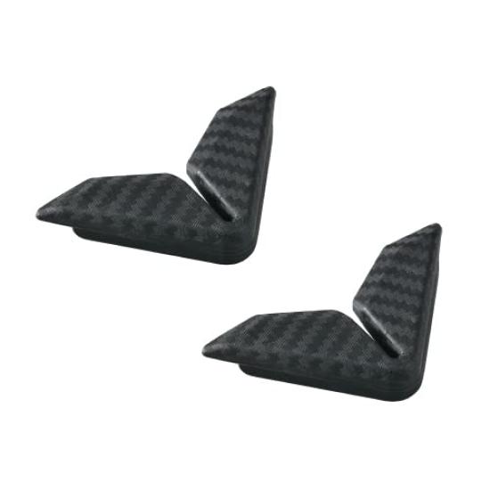 

SEIWA Уголки дверей автомобиля силиконовые под карбон, защита от царапин, 2 шт., магниты, материал, внешний вид, K430, устойчивые, чёрный