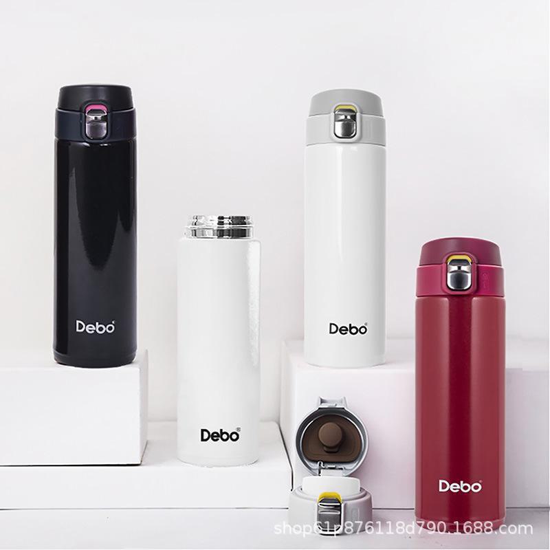 Debo Thomas Thermosbecher: Hochwertig, einfach und tragbar für trendige Studenten. Perfekt für Damen und Herren. Stilvolles und süßes Design.