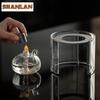 Glass Tea Warmer Holder Candle Warmer Lamp Candle Heater Stove Kettle Stand Boiling Water Carbon Furnace Teaware Ornaments Gift