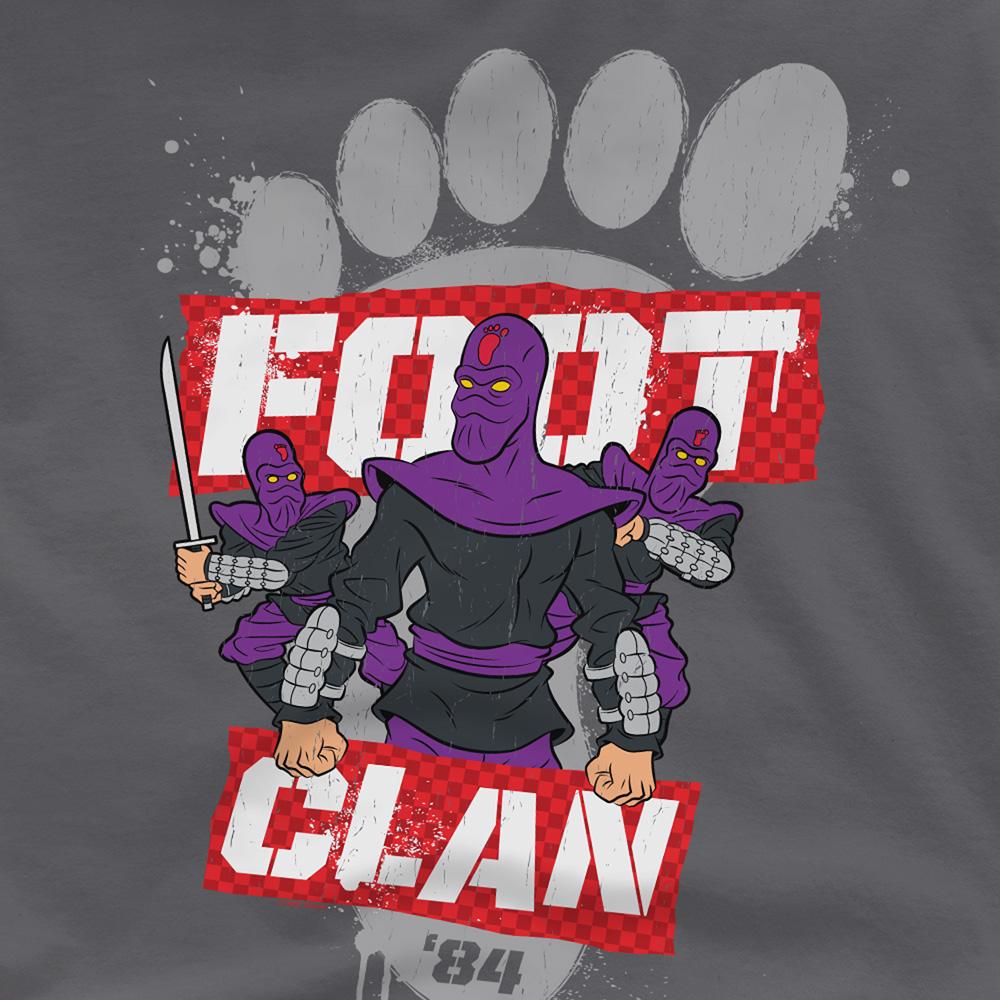 Teenage Mutant Ninja Turtles Unisex Adult Foot Clan 84 T-Shirt