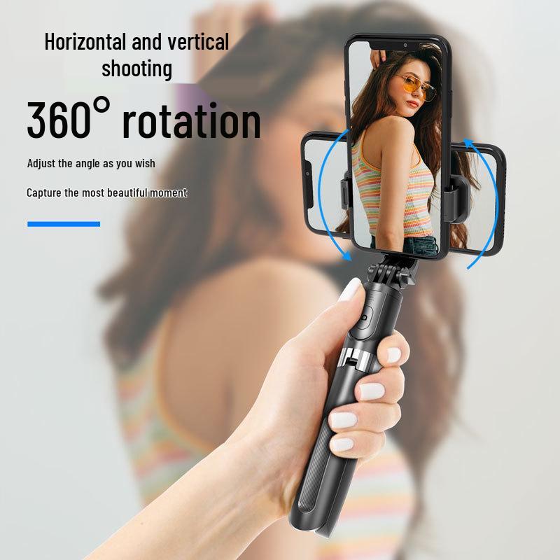 Přenosný Bluetooth Selfie Stick Stativ s Anti-Shake a Výsuvným Držákem Telefonu pro Venkovní Fotografování