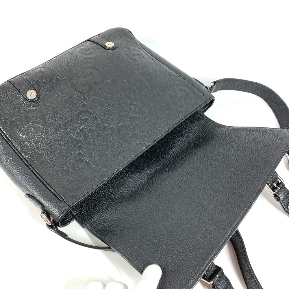 GUCCI  760234  GG JUMBO MD Jumbo GG Medium Messenger Bag Crossbody Shoulder Bag