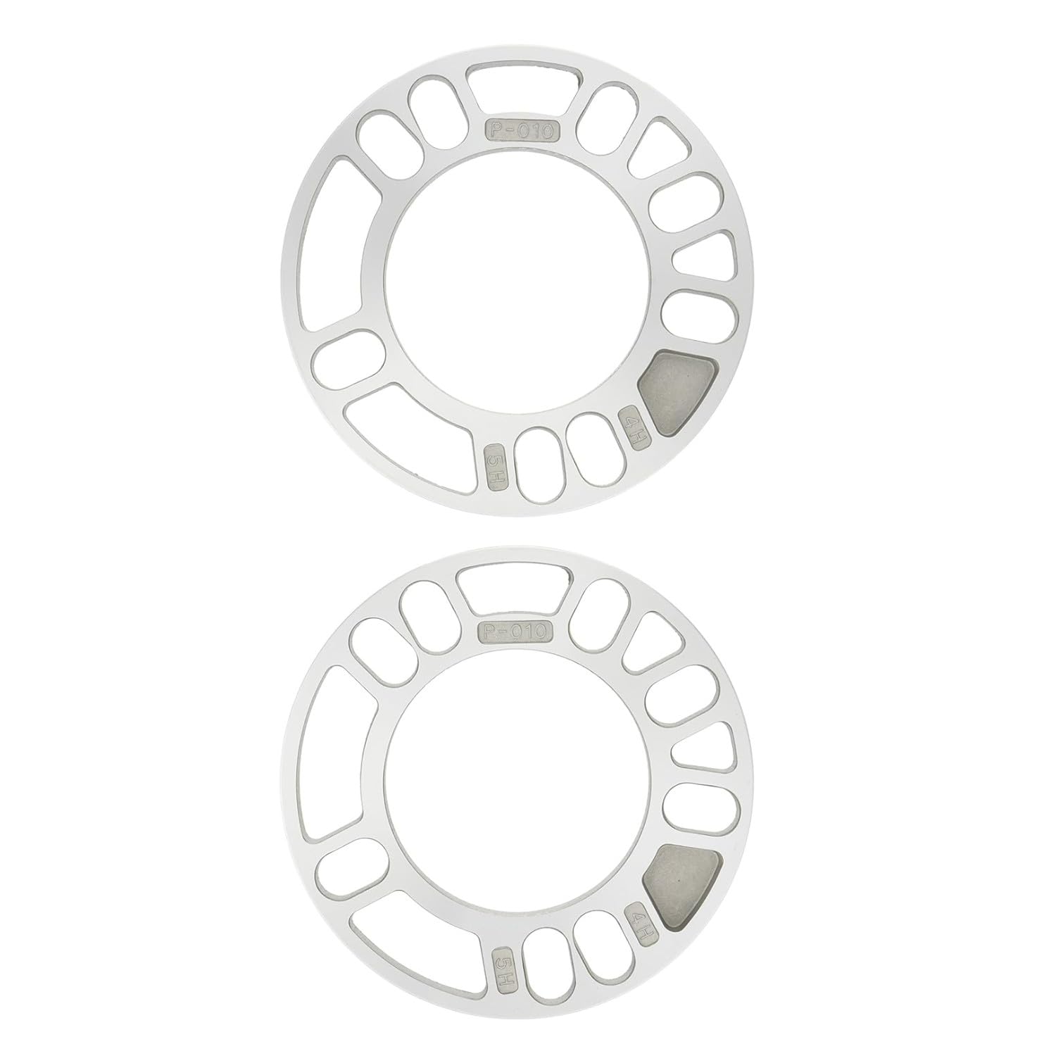 

KYO-EI PCD98-114.3 Wheel Spacer 0.4 inches (10 mm) 4/5H [Pieces: 2] P-010-2P 10mm серебряный
