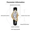 Medieval Alien Melt Twist Y2K Watch for Men Leather Strap Waterproof Quartz Wristwatch Gift