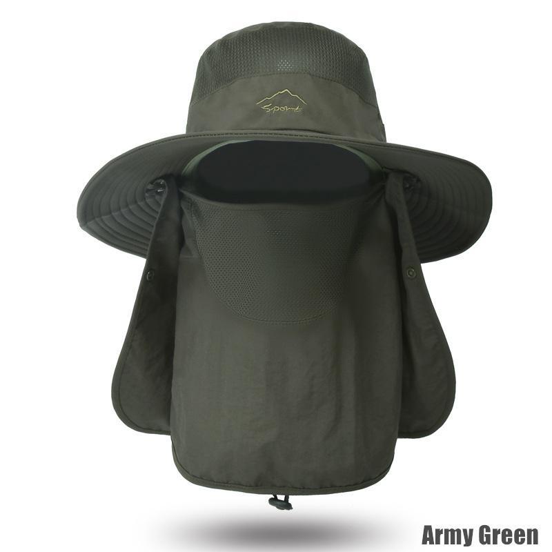 

Многофункциональная шляпа для рыбалки, скалолазания, туризма, рыбалки, многофункциональная шляпа для мужчин, кепка для защиты от солнца армия зеленый