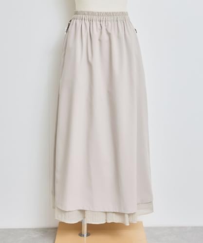 ROPE PICNIC Sheer Tiered Skirt GDC15110 Blue Main (44)