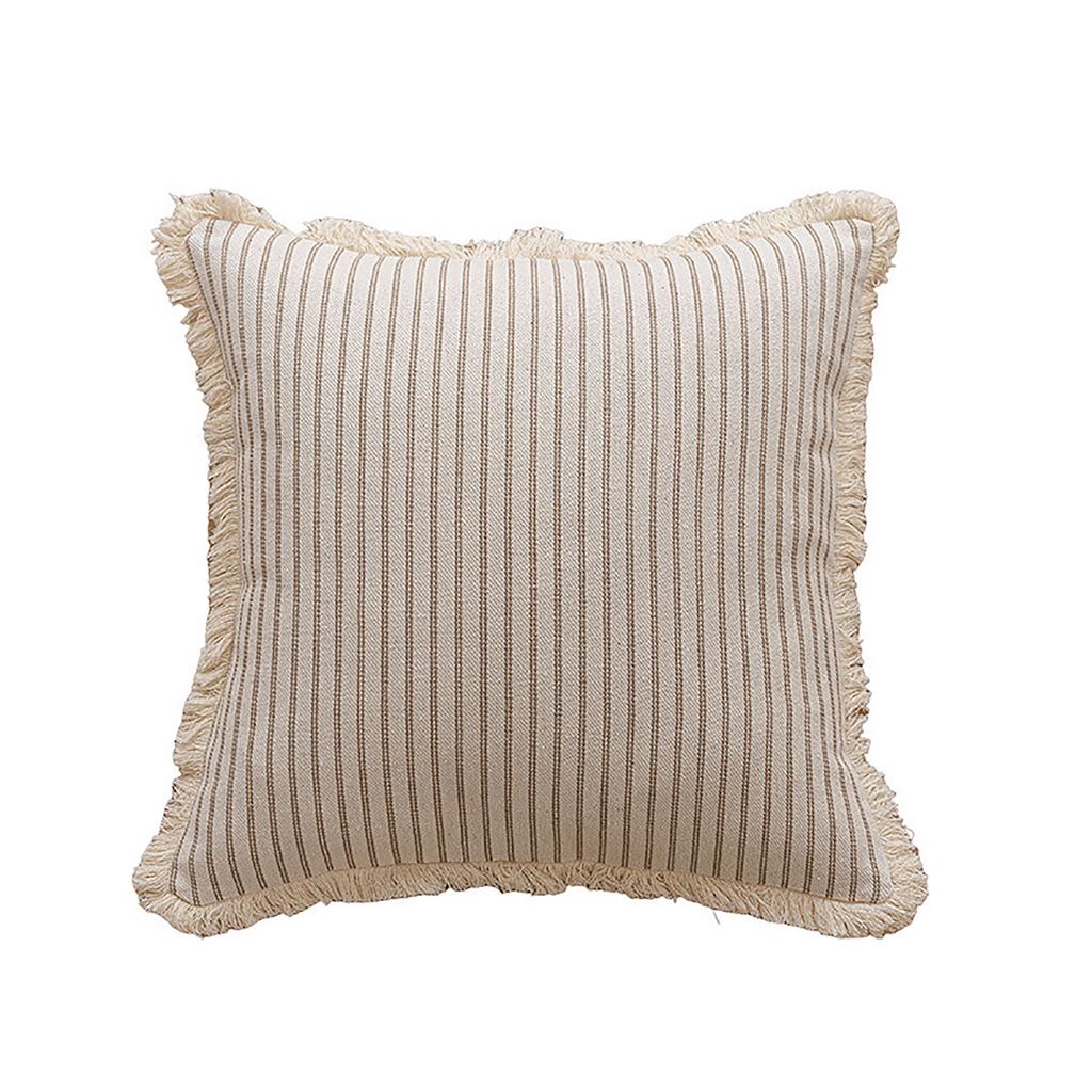 Double Sided Striped Decorative Pillowcase (pillow Core Not Included)