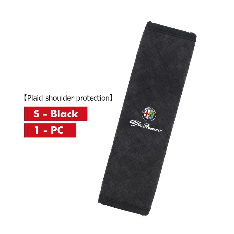 For Alfa Romeo Car Seat Belt Shoulder Protection Pad E Breathable Shoulder Case Giulia 147 Mito 156 159 166 GT Stelvio Brera