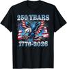 USA 250 Years 1776‑2026 Eagle American Flag Unisex T‑Shirt