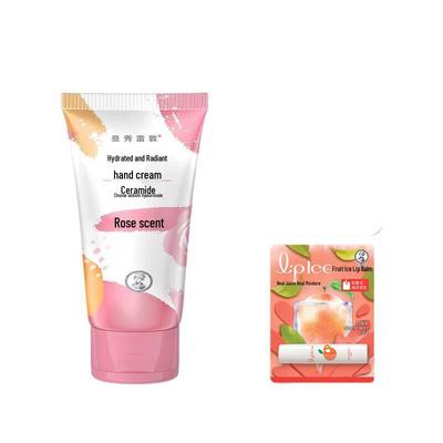 Mentholatum Rose Hand Cream & Grapefruit Tea Lip Balm Duo