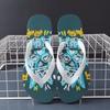 Fashion 2025 New Men's Rubber Flip-Flops Trendy Anti-Slip Beach Sandals for Summer Casual Non-Slip Slippers Students Lightweight Stylish