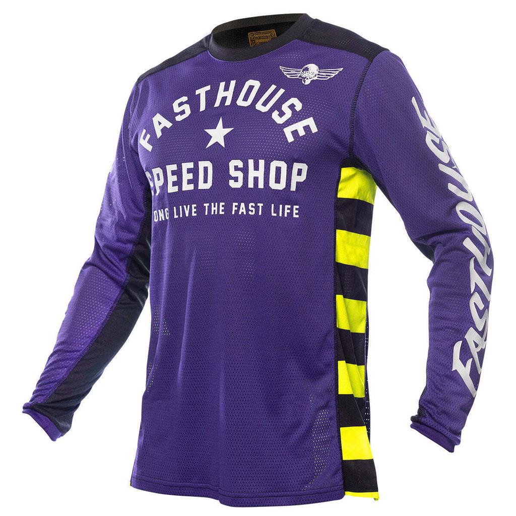 Fasthouse Men's Off-Road Motorcycle Downhill Suit Breathable Long Sleeve Mountain Bike Road Cycling Suit