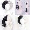 Stylish Cruella De Vil Inspired Full Head Wig With Chic Bangs For Ladies