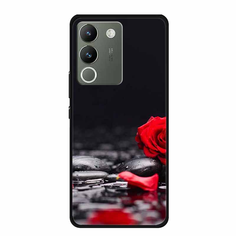

Phone Shells For Vivo V30 Lite 5G Case Soft TPU Silicone Painted Coque for vivo V30 Lite 5g Back Cover V30Lite V2314 Protect Bag Vivo V30 Lite 5G