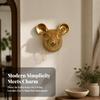 Resin Head Wall Decor Compact for Living Room, Hallway