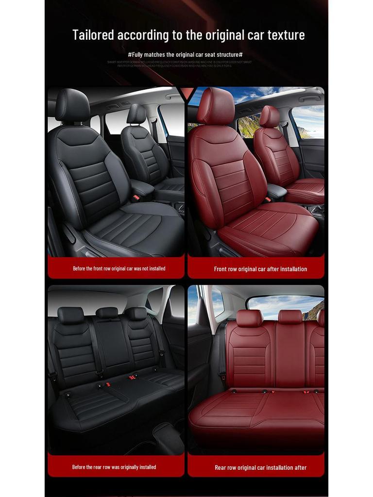 Volkswagen Tharu 19-20 5-Seater Custom Seat Cushion - All-Season Full Coverage