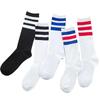 New Men/Women 3 Three Stripes Cotton Socks Retro School Skate Long Short  White Black Winter Cool