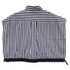 sacai 23-06505 23 Stainless Steel Blue x White Thomas Mason Striped Short Sleeve Shirt tops 1 Blue x whiteUsed