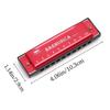 Metal Diatonic Harmonica Key of C Musical Instrument Portable 10 Hole Harmonica  Children