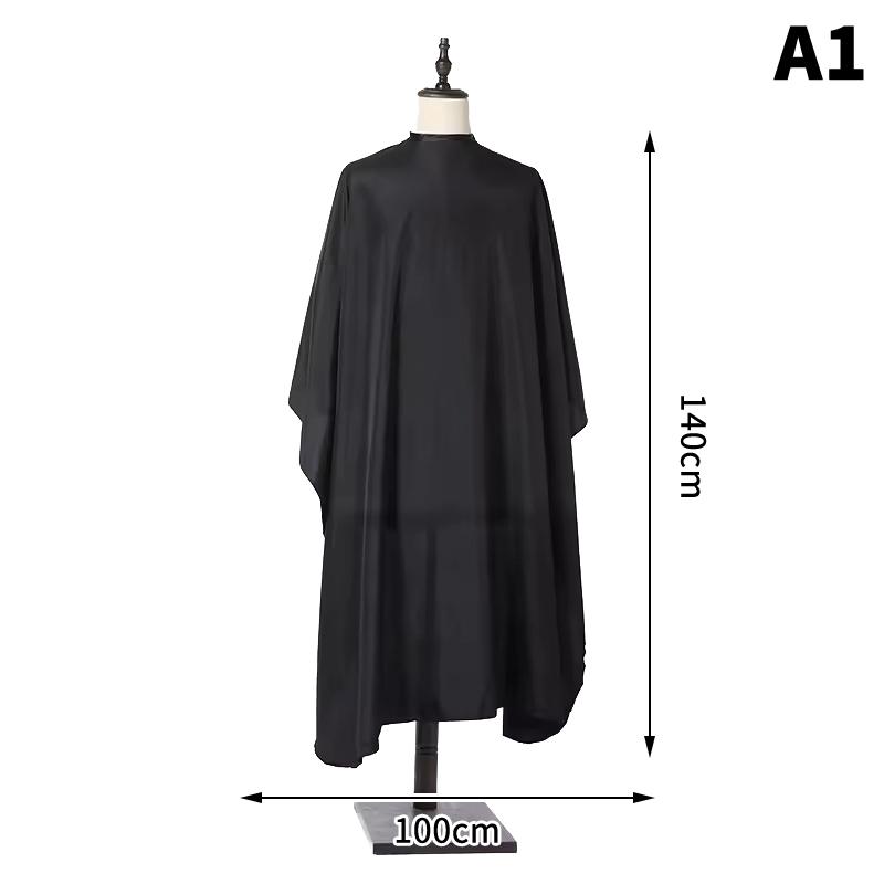 Профессиональный парикмахерский пеньюар для стрижки волос с регулируемой застежкой-кнопкой, салонный парикмахерский пеньюар 140*120 см, водонепроницаемый, для парикмахерских