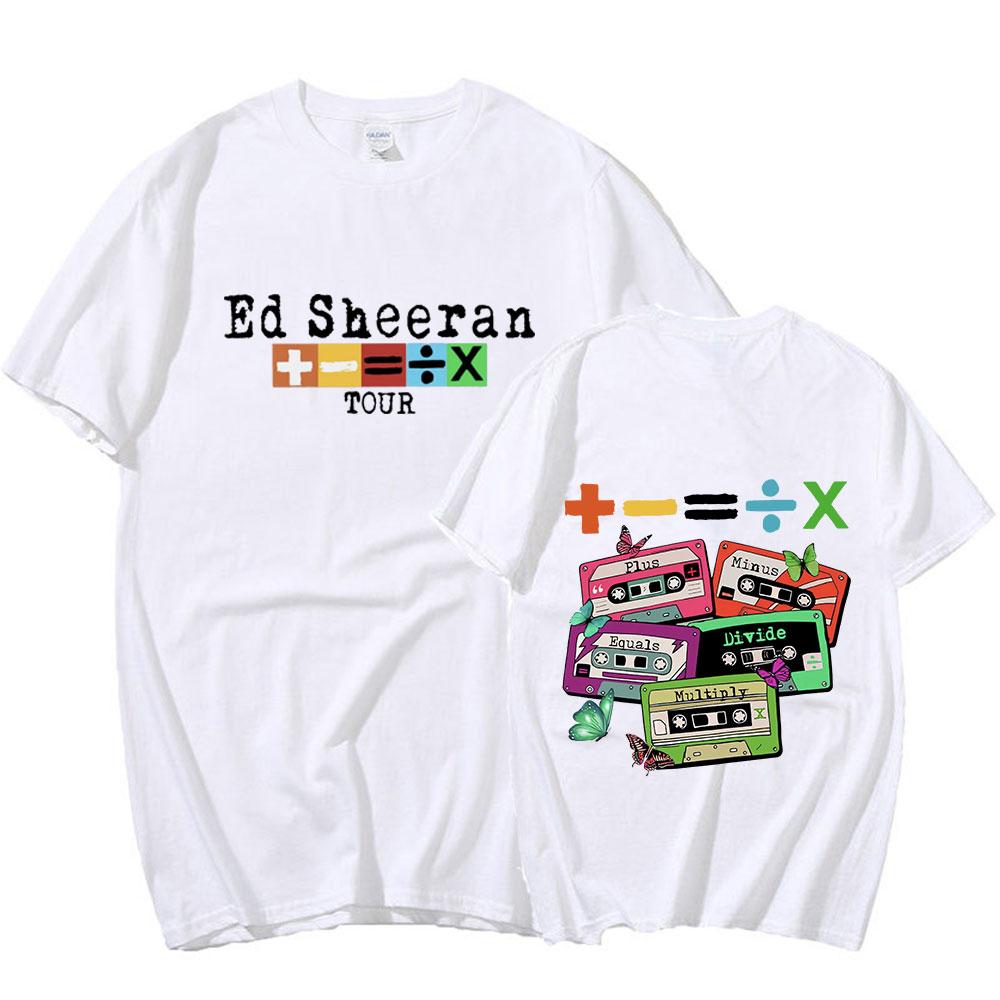 

Ed Sheeran Concert Tour T Shirt Fans Gift Cotton Casual Short Sleeve Tshirt Unisex Women Vintage Harajuku Tee Shirt Oversized 4XL