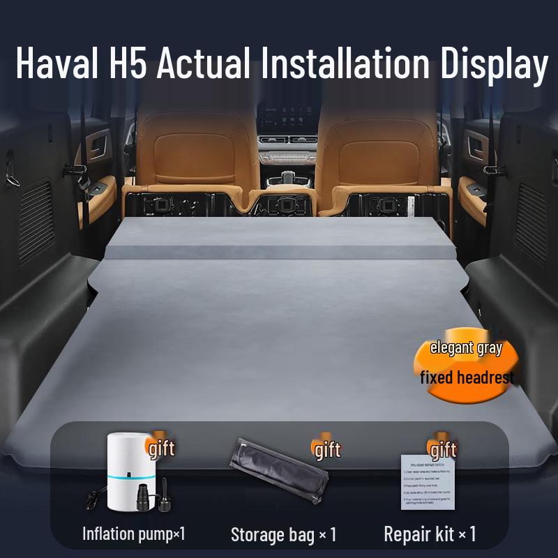 Haval H5 Car Mattress: Inflatable Rear Seat Sleeping Pad for Trunk.