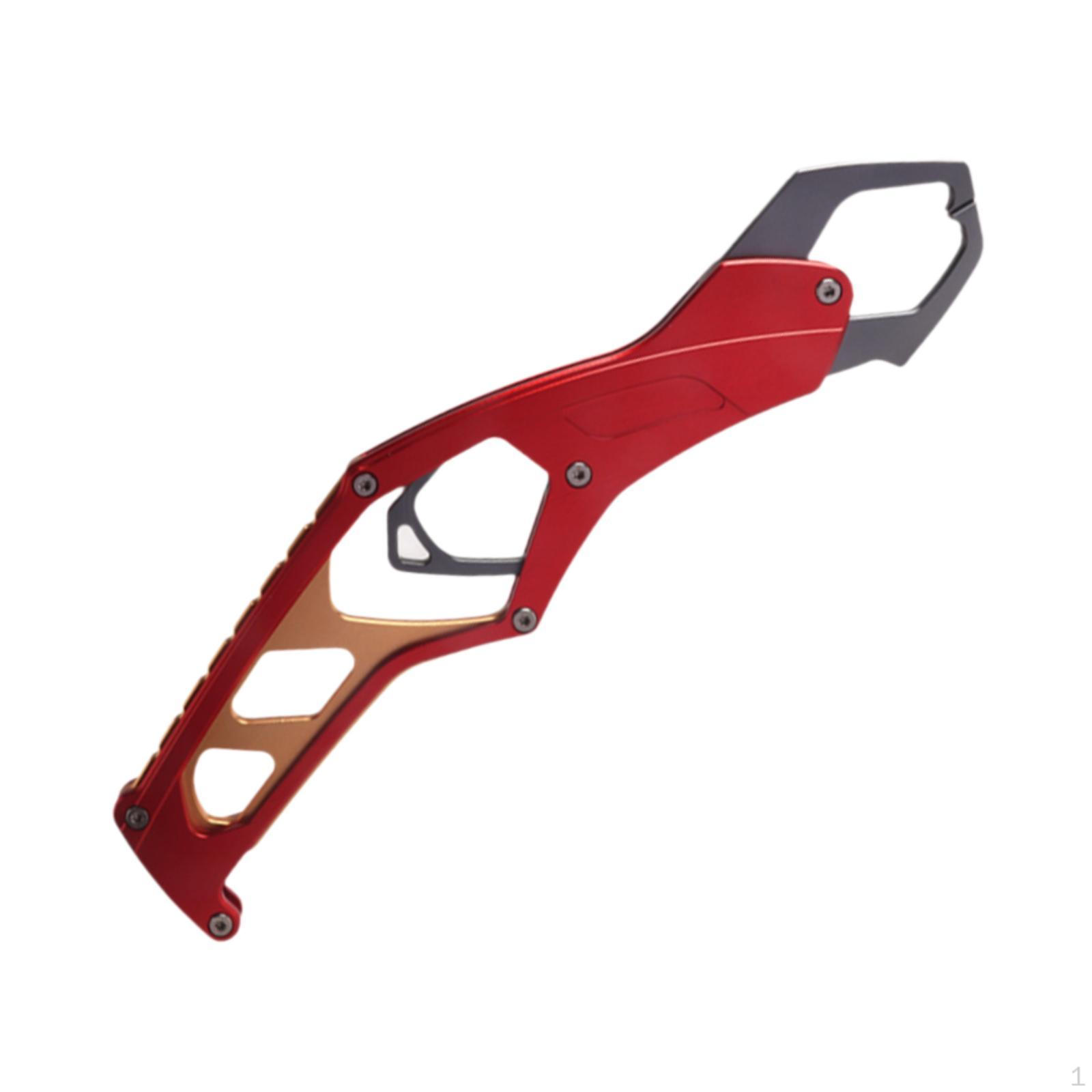 

Fishing Plier, Fish Gripper Gadget Split Ring Opener Portable Freshwater Lightweight червоний