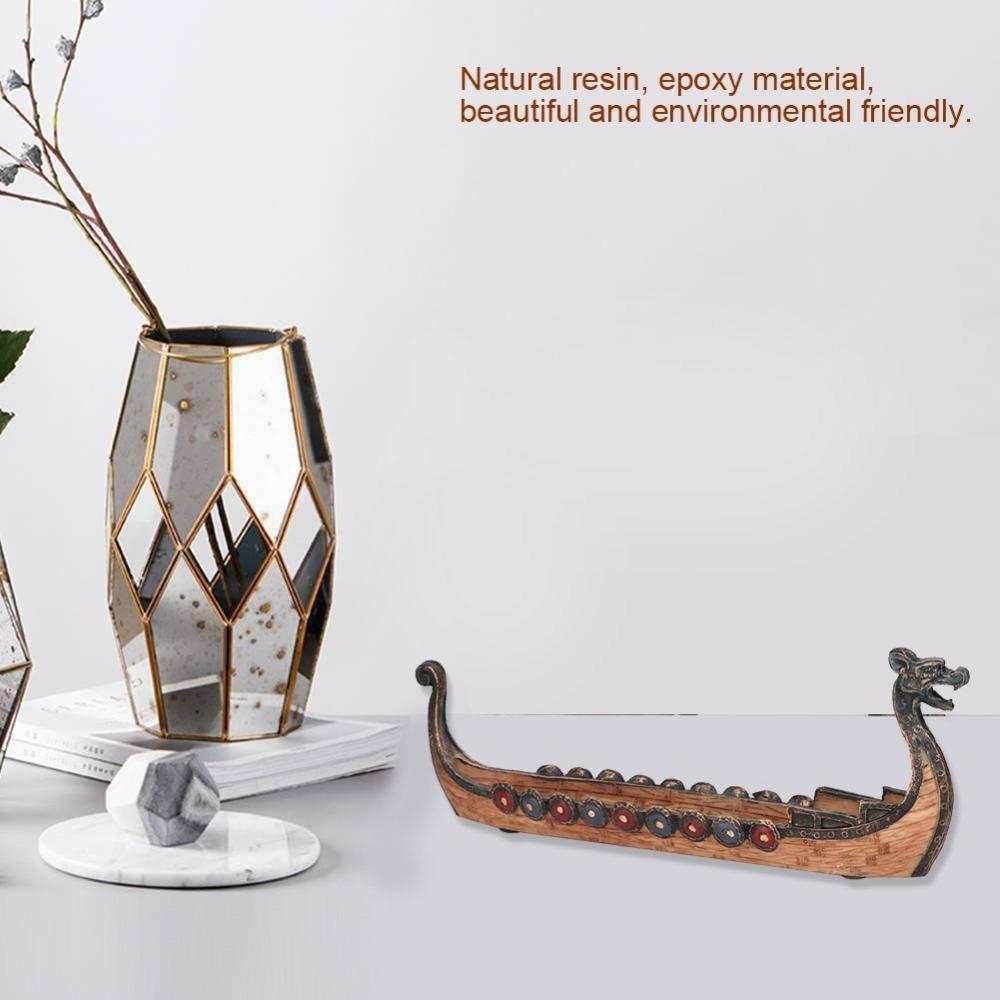 Traditional Dragon Boat Incense Burner Resin Materia Resin Incense Holder  Meditation Use