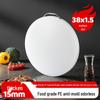Maxcook Round PE Plastic Chopping Board