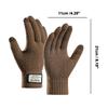 Winter Warm Alpaca Wool Gloves Full Finger Touchscreen Cashmere Gloves Autumn And Winter Men's Plush And Thick Jacquard Gloves