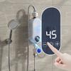 Mini Tankless Water Heater Instant 5500W Electric Water Heater with LED Touch Screen Temperature Control 30 55 degrees