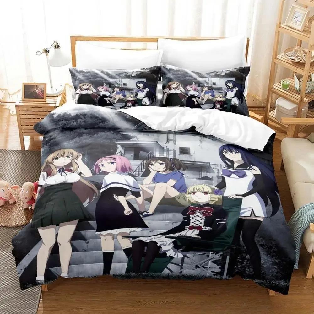 Fashion Anime Brynhildr In The Darkness Bedding Set Single Twin Full Queen King Size Bed Set Adult Kid Bedroom Duvet Cover Sets
