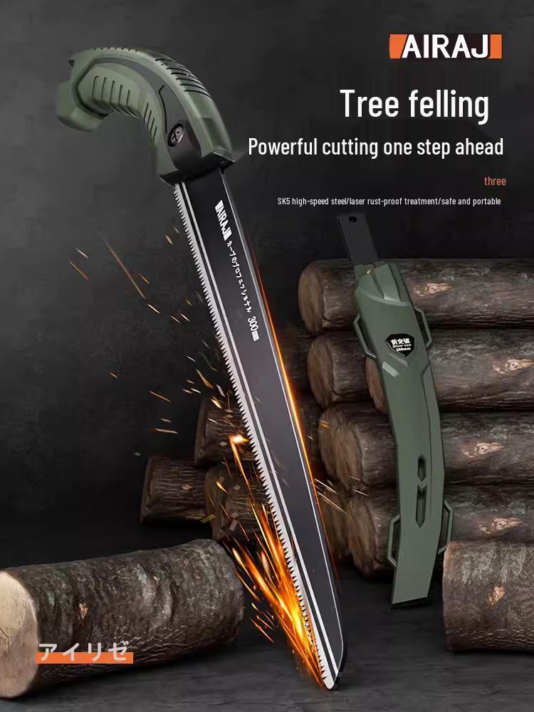 Japanese Folding Hand Saw for Woodworking and Gardening