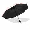 1pc Cute Bunny Cupcake Print Auto Open Close Umbrella - Portable Folding Design with Iron Frame - Outdoor for Fans, Travelers, Everyday Use - Perfect