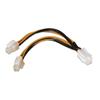 Aisens Power Cable for Aisens A131-0166 Microprocessor/ Molex 4+4 Pin Male - Molex 4 Pin Female/ Up To 54w/ 15cm